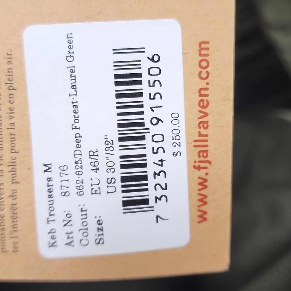 Fjällräven G-1000 KEB TROUSERS Men's Multiple Sizes - Picture 3 of 8